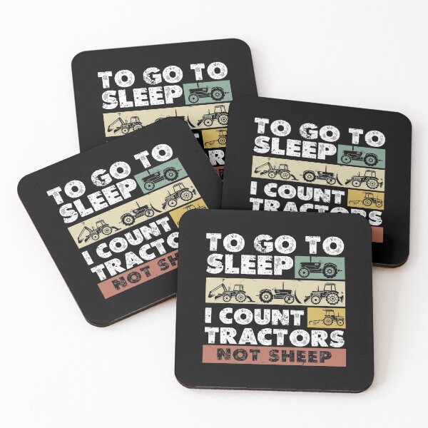Item preview, To Go To Sleep I Count Tractors Not Sheep designed and sold by StrongShirts.