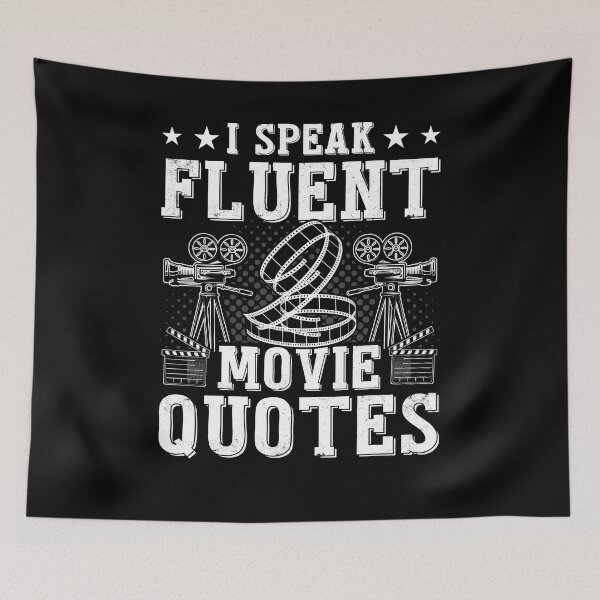 Item preview, I Speak Fluent Movie Quotes Shirt, Movie Buff Shirt, Film Fandom Shirt, Film Fan Shirt, Film Lover Shirt, Movie Lover Gift, Movie Nerd Shirt designed and sold by aymob.