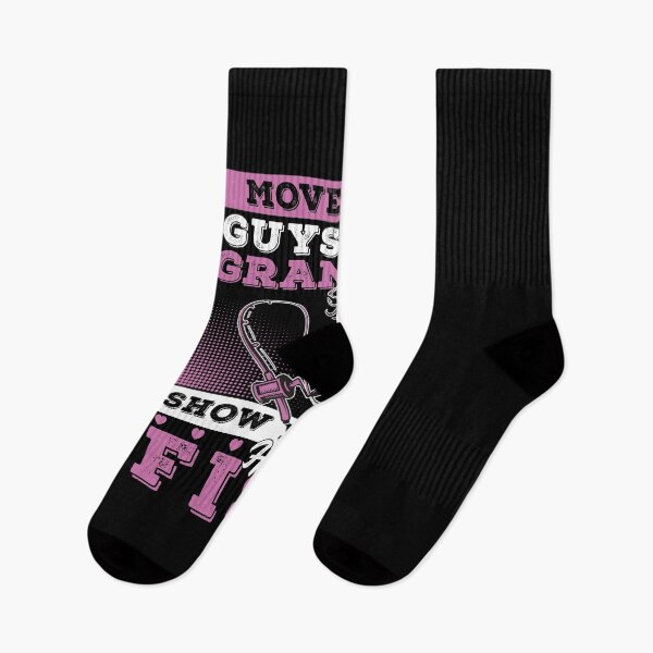 Item preview, Move Over Guys Let This Grandma Show You How To Fish Pink designed and sold by StrongShirts.