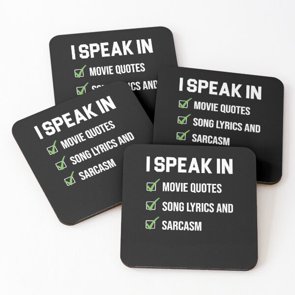 Item preview, I Speak In Movie Quotes Song Lyrics And Sarcasm Shirt, Movie Quotes Shirt, Song Lyrics Shirt, Sarcasm Shirt, Movie Lover Tee, Movie Fan Tee designed and sold by aymob.