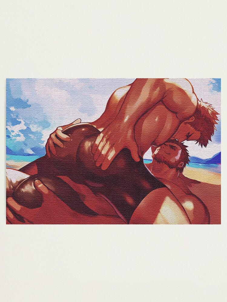 sexy gay anime prints