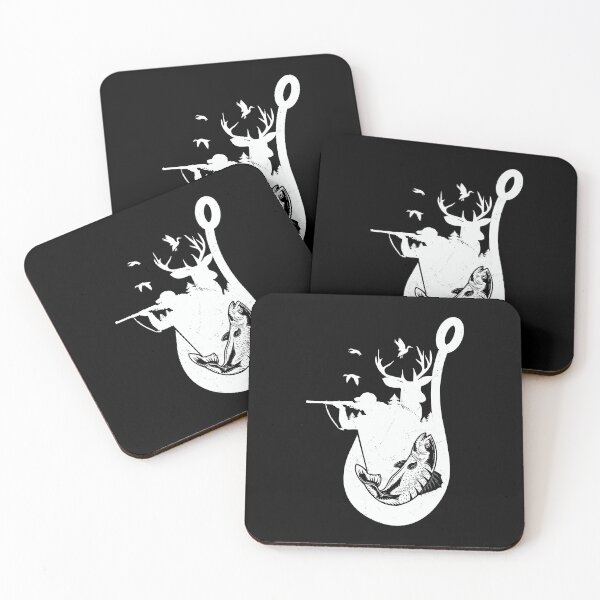 Item preview, Hunting And Fishing Hook Deer Wildlife Nature Fish designed and sold by StrongShirts.