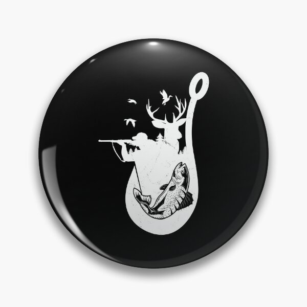 Item preview, Hunting And Fishing Hook Deer Wildlife Nature Fish designed and sold by StrongShirts.