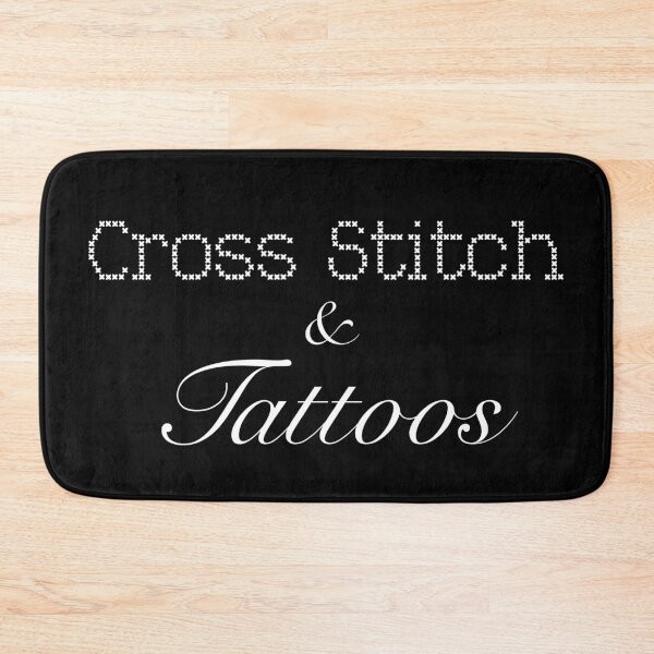 Item preview, Cross Stitch and Tattoos (White text) designed and sold by Playsuit-Life.