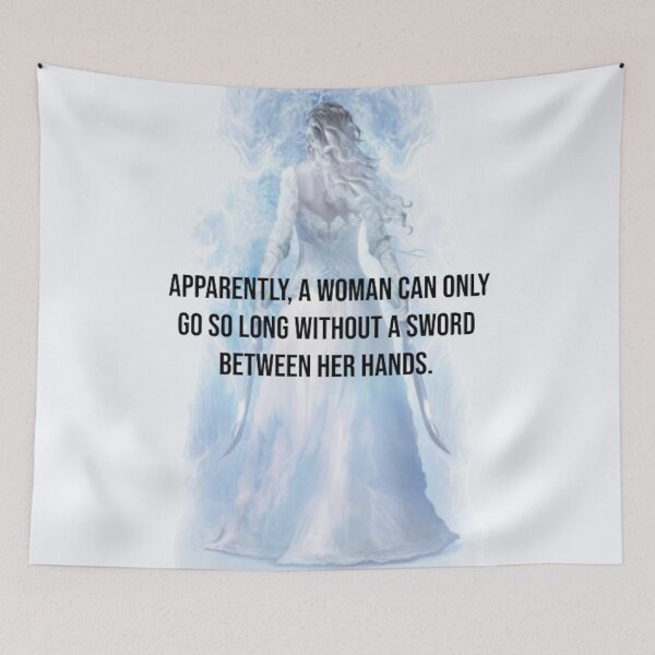 Item preview, Apparently, a woman can only go so long without a sword between her hands. designed and sold by thor811.
