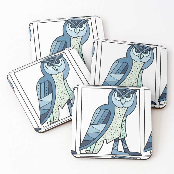 Item preview, owl cubism designed and sold by MGphotoart.