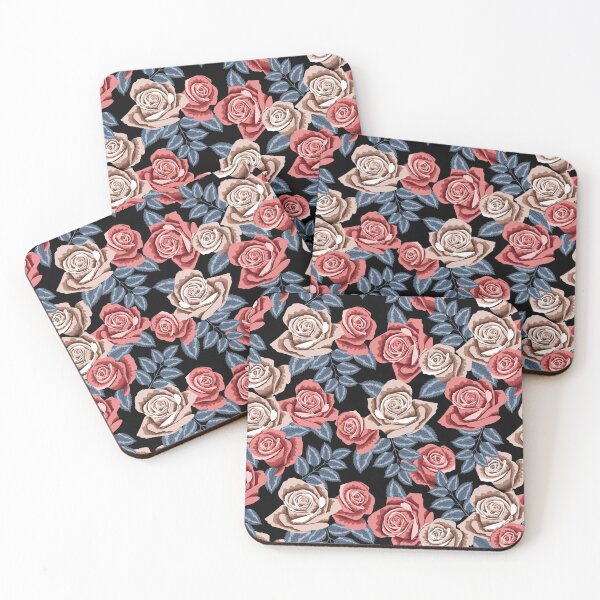 Item preview, Roses Pattern designed and sold by Ayesha Saleem.