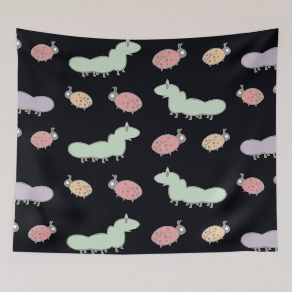 Item preview, Caterpillar and Ladybug designed and sold by Doodlehub.