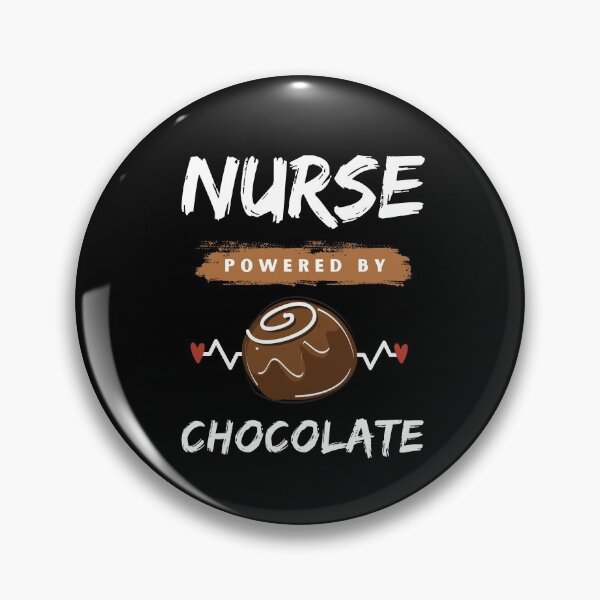 Artikelvorschau, Krankenschwester Powered By Chocolate Shirt entworfen und verkauft von zoonix.
