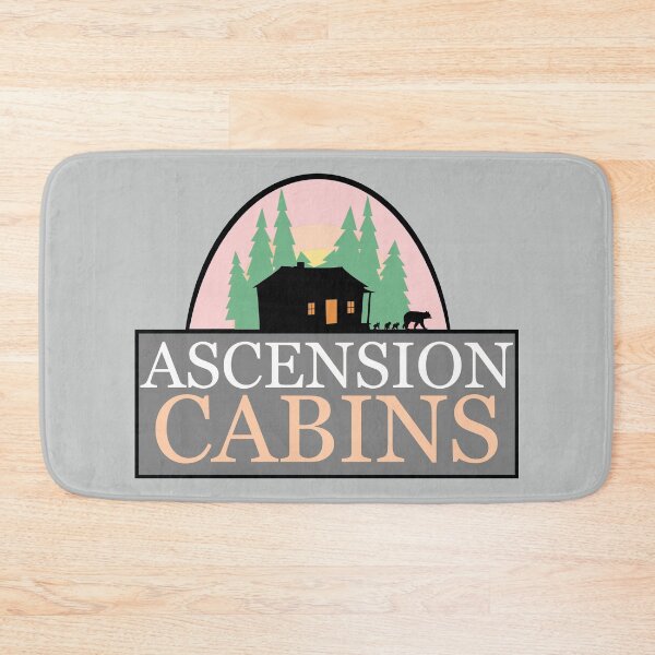Item preview, ASCENSION CABINS logo designed and sold by Jean Gregory Evans.