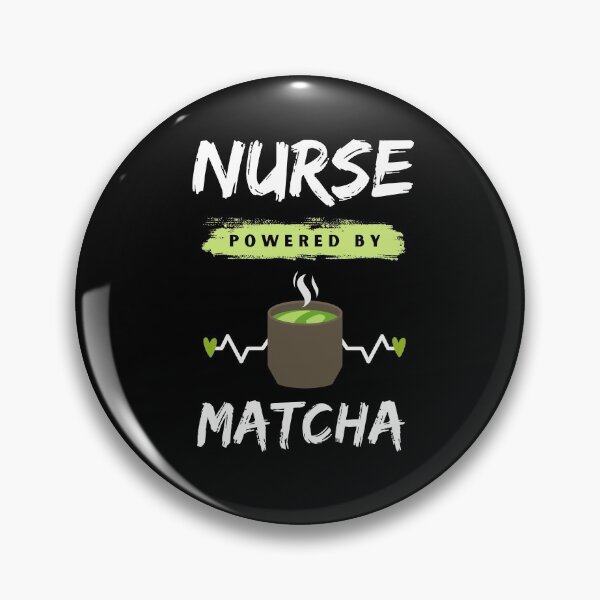 Artikelvorschau, Krankenschwester Powered By Matcha Shirt entworfen und verkauft von zoonix.