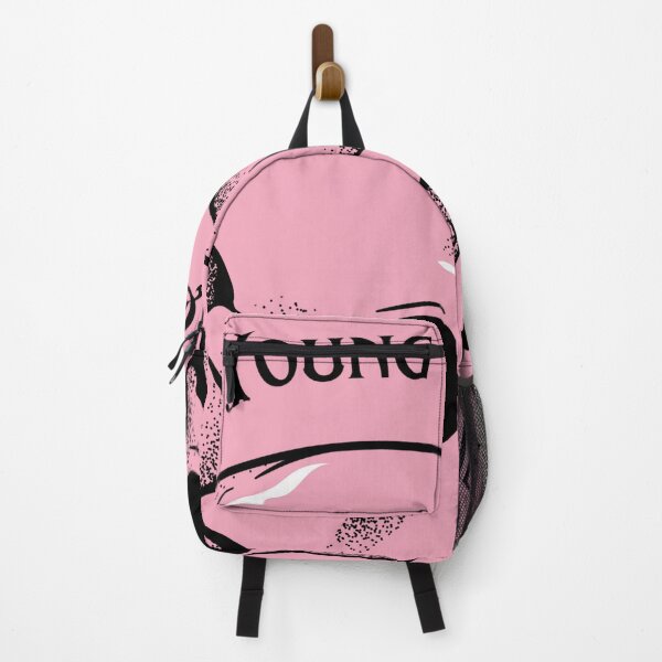 Item preview, Pink skull on the shirts with phrase to young to die designed and sold by Douaa_Print.
