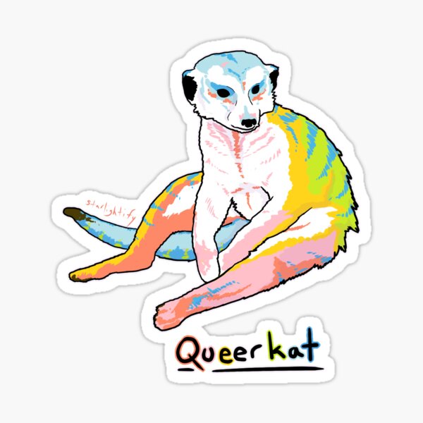 Queerkat Sticker