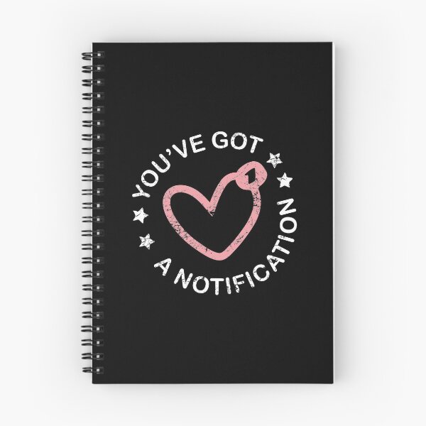 Item preview, You've Got a Notification Funny Retro Design - Cool Heart Vintage Gift Idea for New Couples - Heart with a Notification Sign as New Romantic Relationship  designed and sold by Vikingstorm.