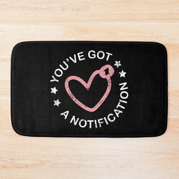 Item preview, You've Got a Notification Funny Retro Design - Cool Heart Vintage Gift Idea for New Couples - Heart with a Notification Sign as New Romantic Relationship  designed and sold by Vikingstorm.