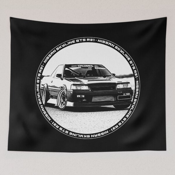 Item preview, NISSAN SKYLINE GTS R31 Black 'N White 4 (Black Version) designed and sold by Cero81.