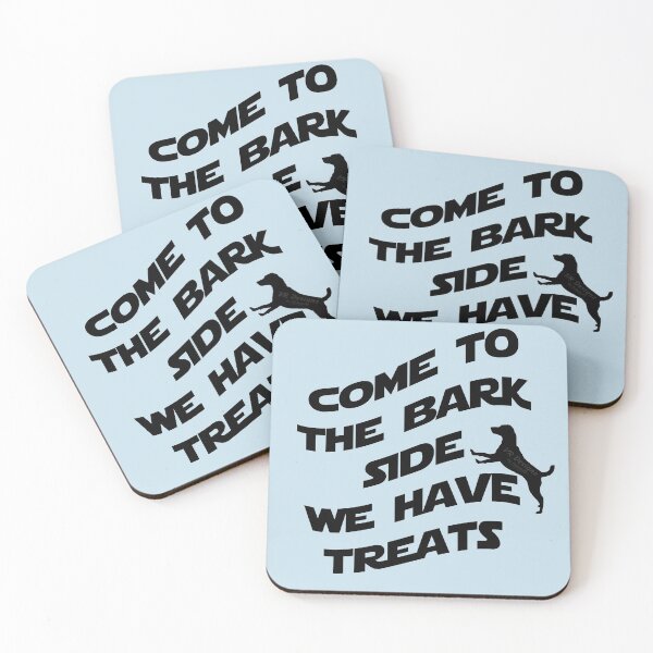 Item preview, Come to the bark side... we have treats (black) designed and sold by Visual Resolutions.