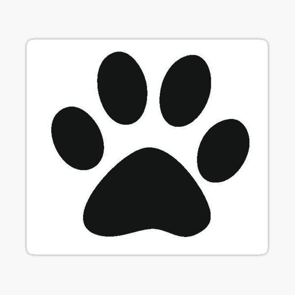 dog-foot-print-sticker-for-sale-by-udaya1991-redbubble