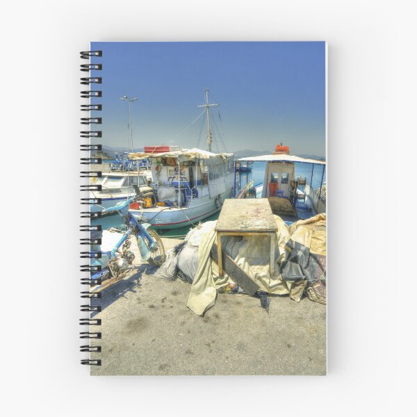 Item preview, Bike and Boats at Nafplion Harbour designed and sold by hawkie.