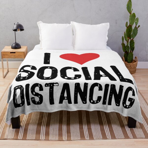 Item preview, I Love Social Distancing designed and sold by The "I Love Everything" Shop.
