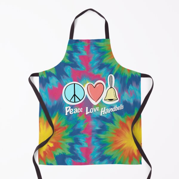 Item preview, Tie-Dye Peace Love Handbells designed and sold by SubtleSplit.