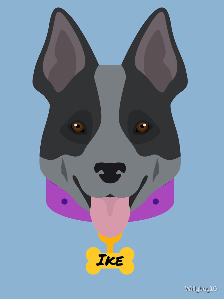 Cartoon Blue Heeler Pup Kids Cup