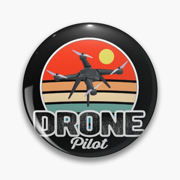 Item preview, Drones Pilot - Vintage Logo Design designed and sold by FouDeeziner.