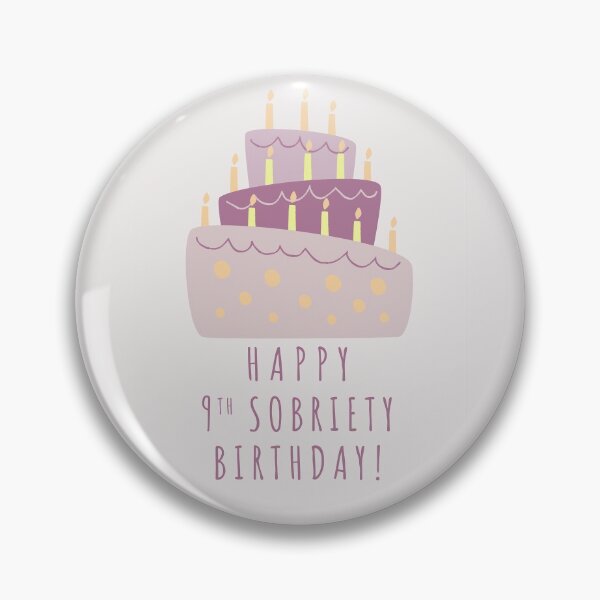 Item preview, Sobriety Birthday - 9 year designed and sold by superbling.