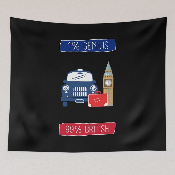 Item preview, I Am British - 1% Genius And 99% British designed and sold by 9N20.