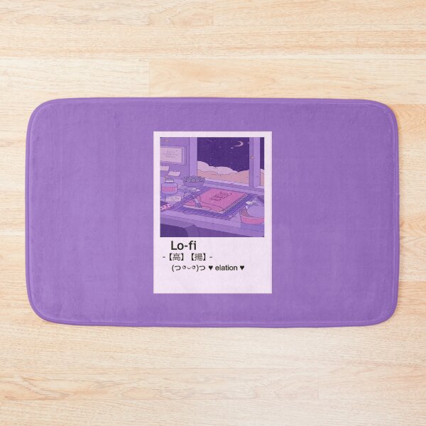 Item preview, aesthetic Pink Wallpaper Lo-fi retro anime designed and sold by Design Repo.