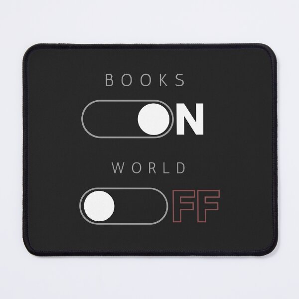 Item preview, BOOKS ON, WORLD OFF BOOKLOVERS' designed and sold by The Bookworm Store.