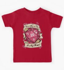 Critical Hit for my Heart Kids Tee