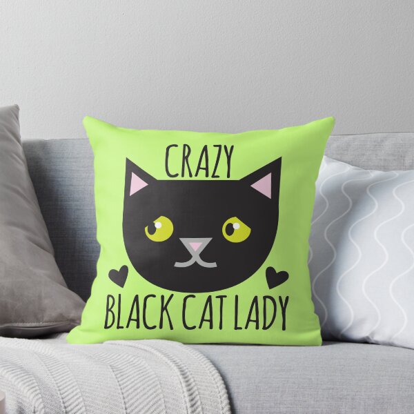 Item preview, Crazy Black cat lady designed and sold by jazzydevil.