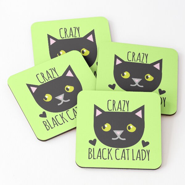 Item preview, Crazy Black cat lady designed and sold by jazzydevil.