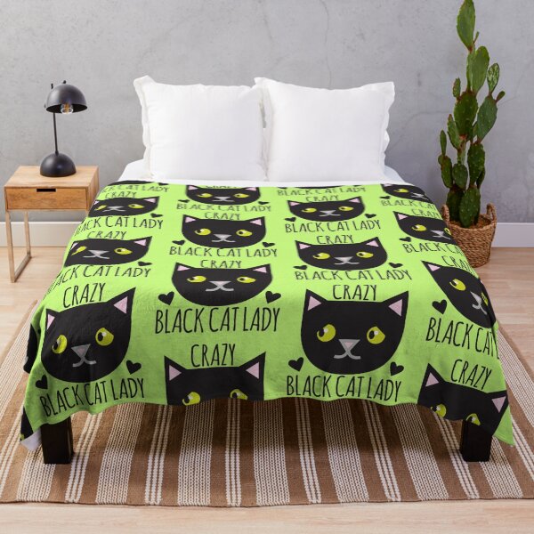 Item preview, Crazy Black cat lady designed and sold by jazzydevil.