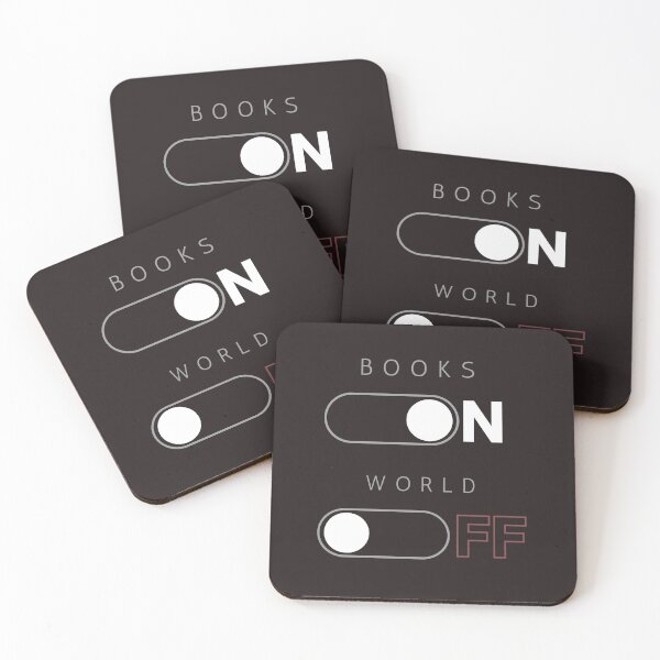 Item preview, BOOKS ON, WORLD OFF BOOKLOVERS'  designed and sold by The Bookworm Store.