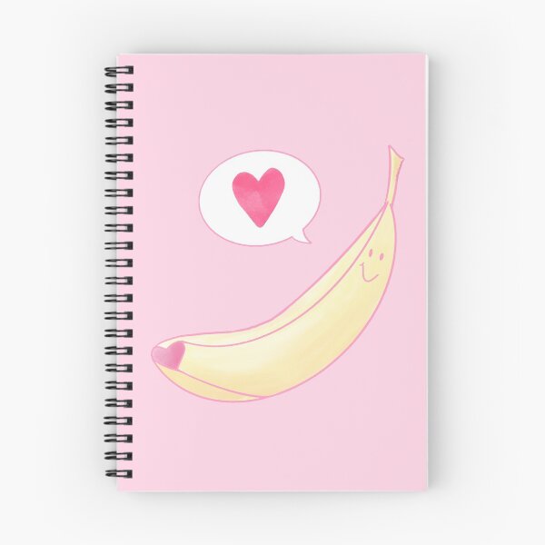 Item preview, Cute pink Banana heart love message bubble designed and sold by Lemonshaaark.