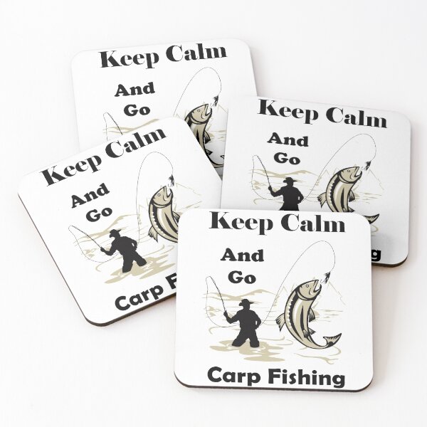 Item preview, Keep Calm And Go Carp Fishing Design designed and sold by Life-chang.