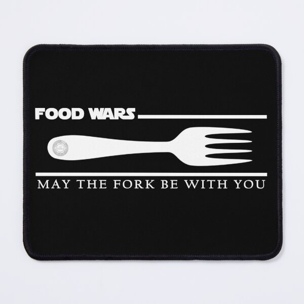 Item preview, Food Wars: May The Fork Be With You (White) designed and sold by Visual Resolutions.