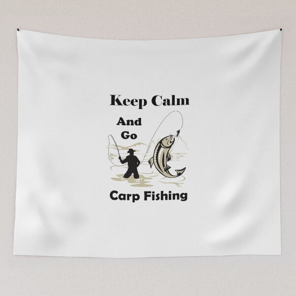 Item preview, Keep Calm And Go Carp Fishing Design designed and sold by Life-chang.