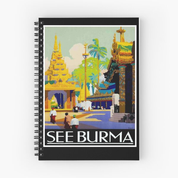 Item preview, BURMA : Vintage 1930 Travel and Tourism Print  designed and sold by posterbobs.
