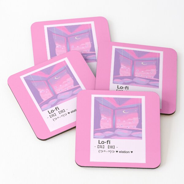 Item preview, aesthetic Pink Wallpaper Lo-fi retro anime かわいいデザイン designed and sold by Design Repo.