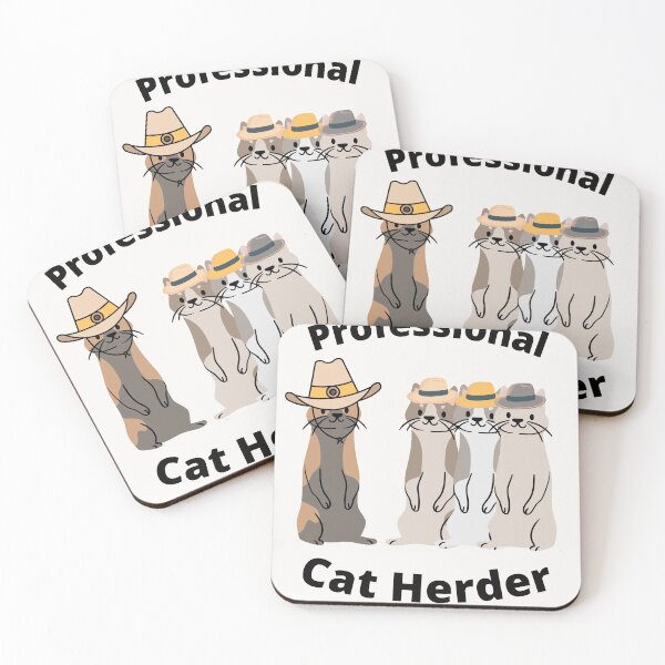 Item preview, Cute professional cat herder designed and sold by LewisRichie.