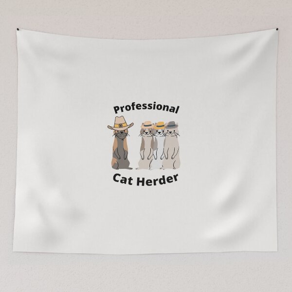 Item preview, Cute professional cat herder designed and sold by LewisRichie.
