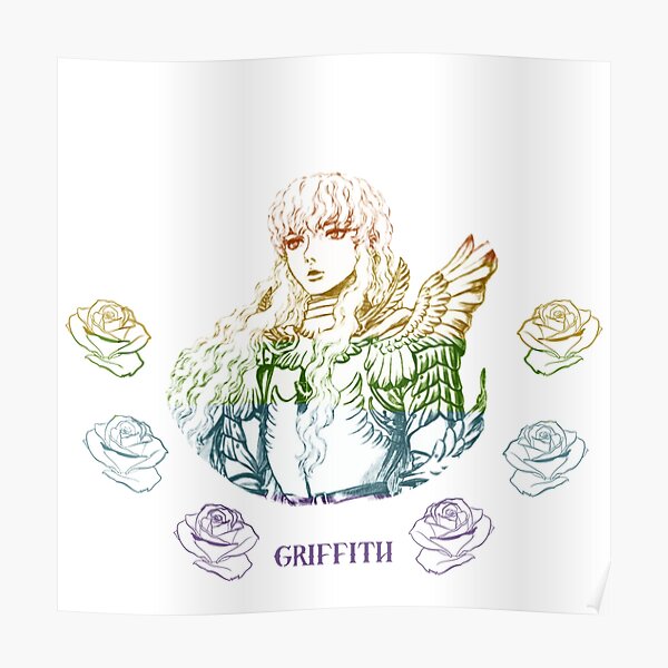 Griffith BERSERK Kentaro Miura Manga Wallscroll Poster Kunstdrucke Bider Drucke 