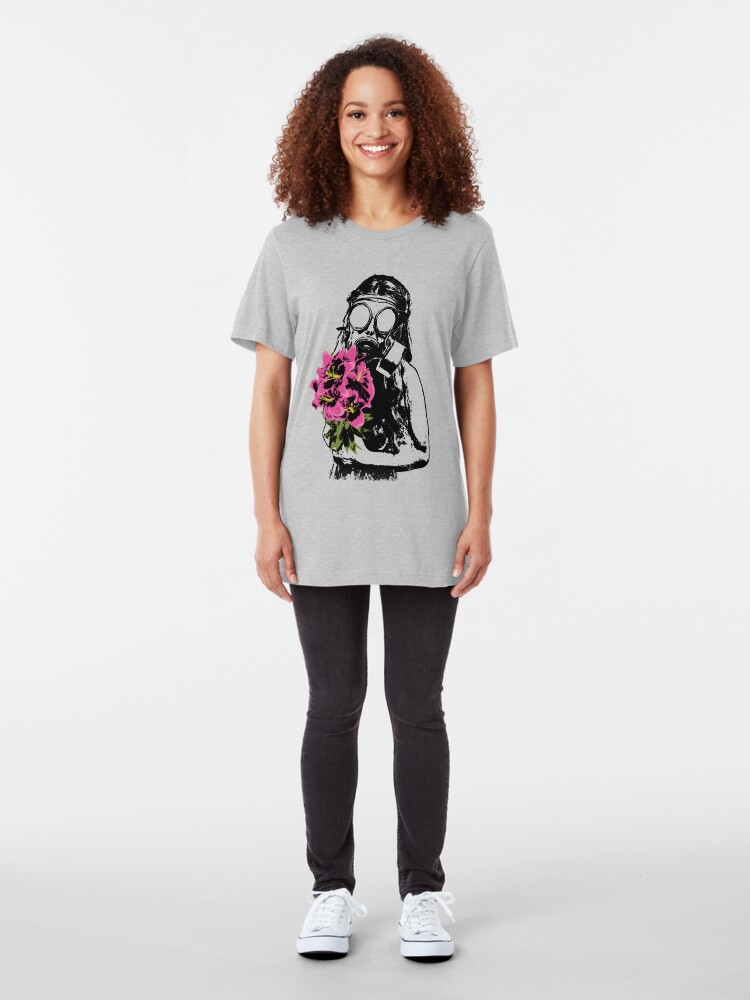Alternate view of Beautifully Toxic Graphic T-Shirt Slim Fit T-Shirt