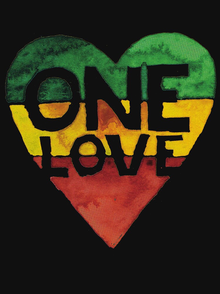 Eine Liebe Musik Rasta Reggae Herz Frieden Wurzeln von roarr