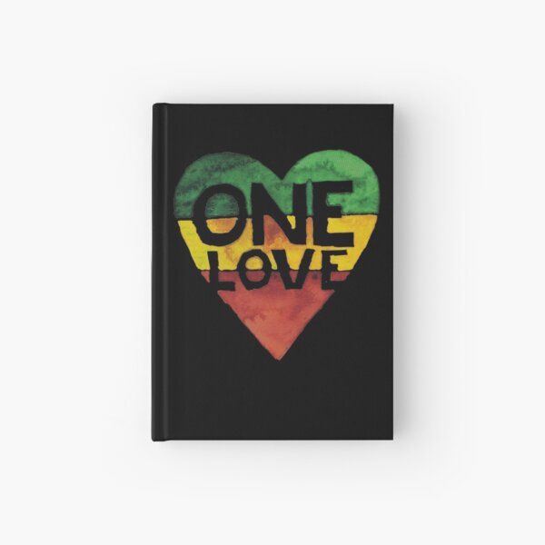 Eine Liebe Musik Rasta Reggae Herz Frieden Wurzeln Notizbuch