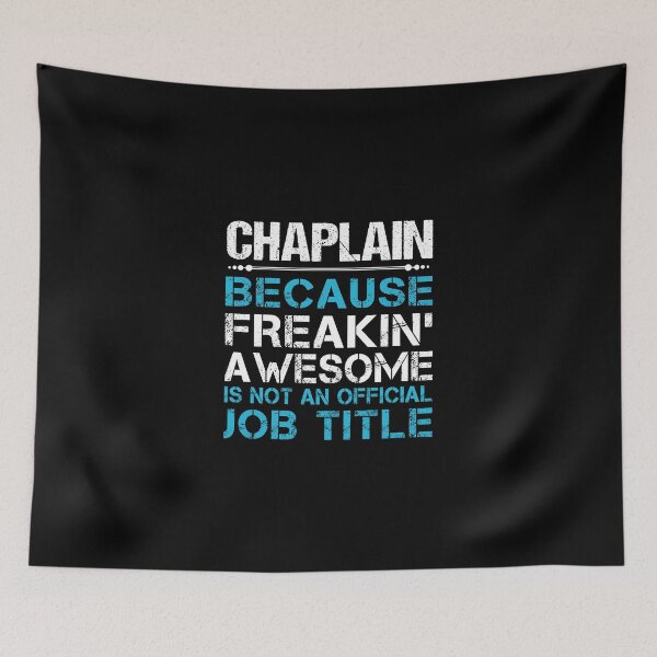 Item preview, Chaplain T Shirt - Freaking Awesome Job Gift Item Tee designed and sold by oetate4774.