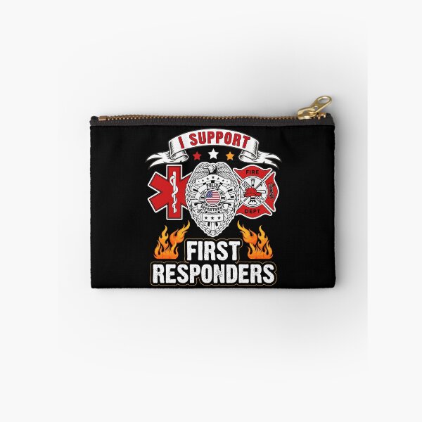 Item preview, I Support First Responders Police, Fire, EMS designed and sold by verdecuddly.